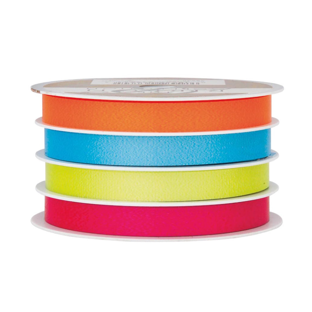 4 Channel Curling Ribbon Bright Colours