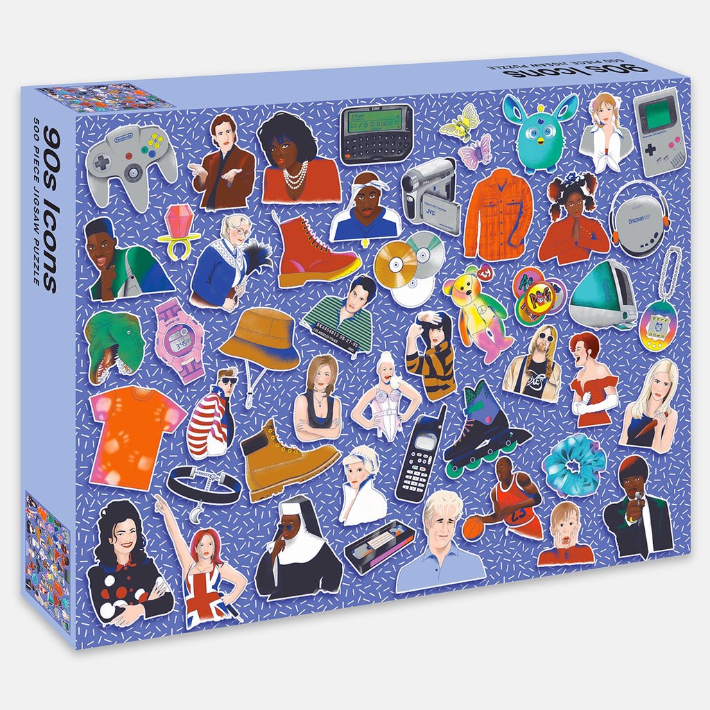 90s Icons Jigsaw Puzzle.