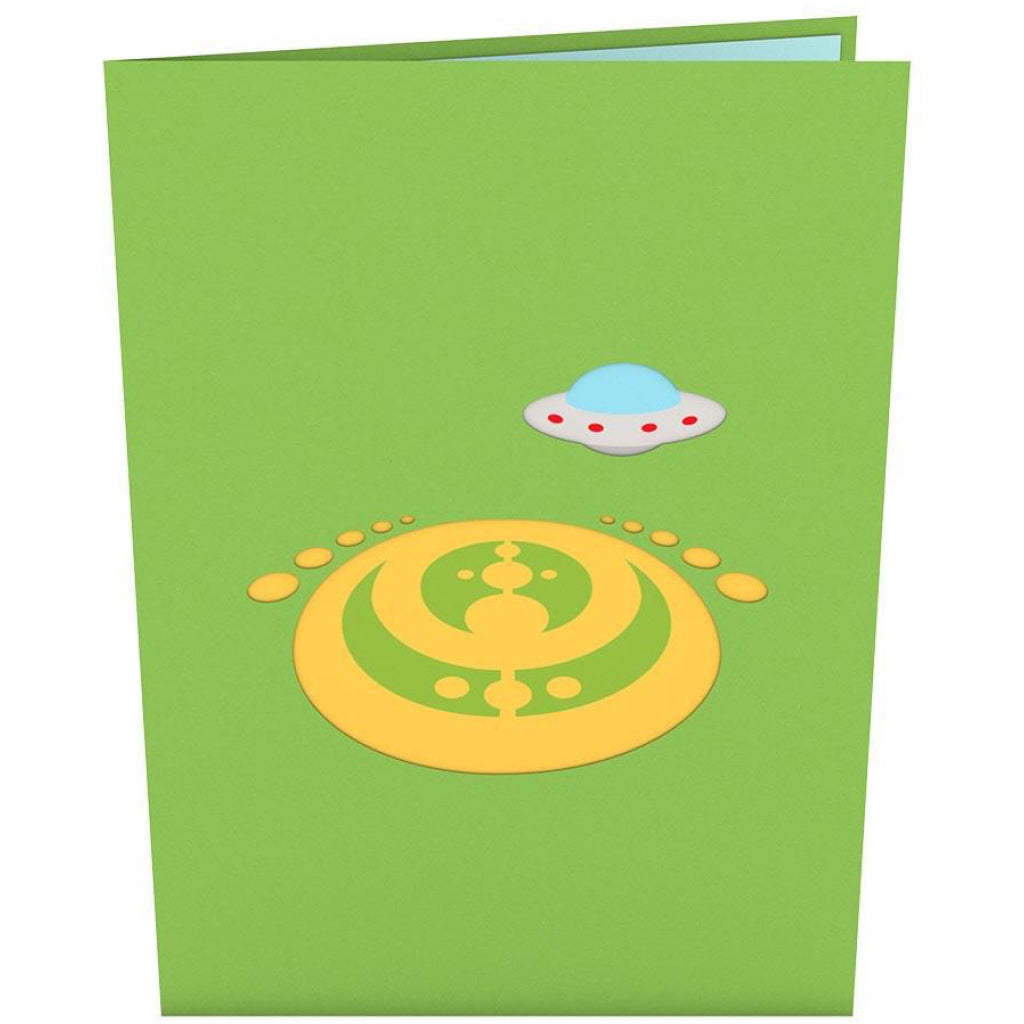 Alien 3D Pop Up Card Cover