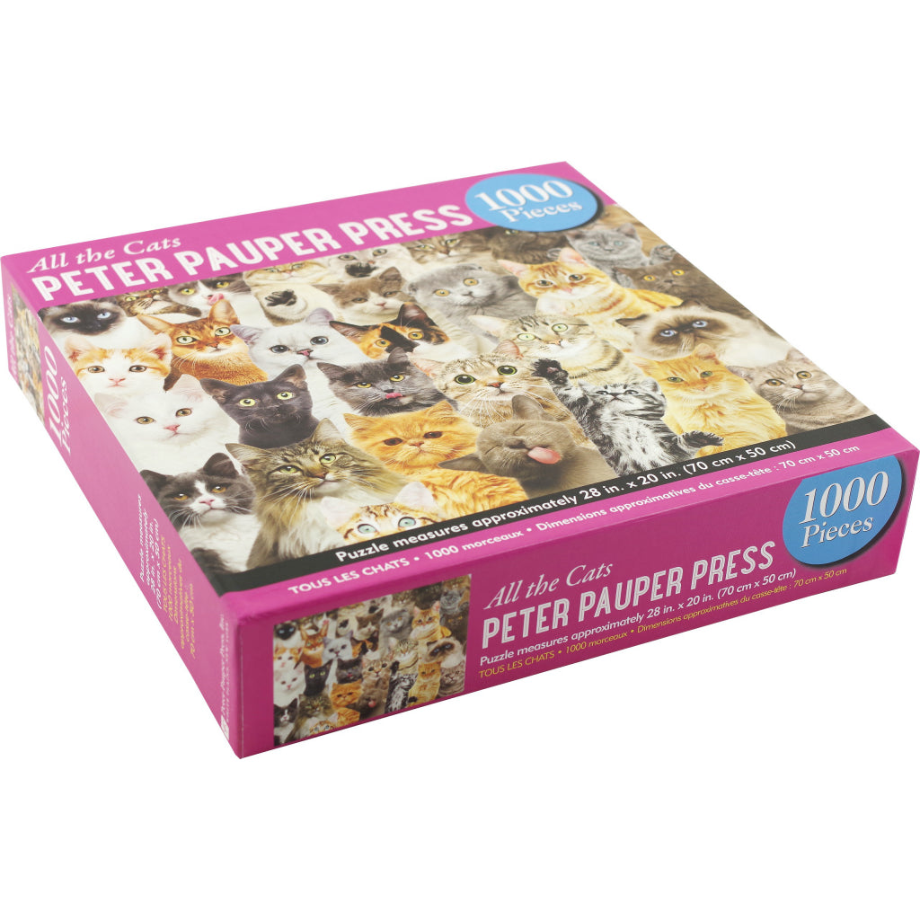 All The Cats 1000 Piece Puzzle Packaging