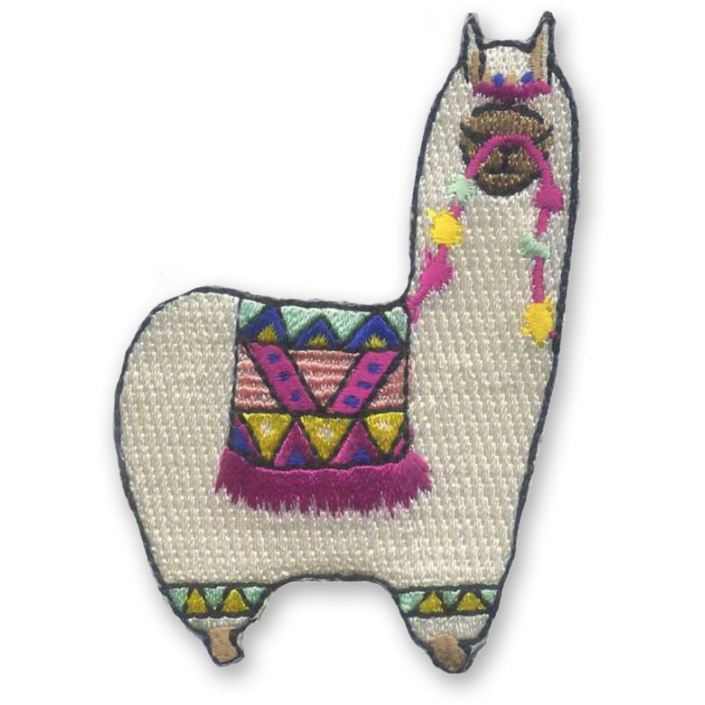 Alpaca Iron On Patch
