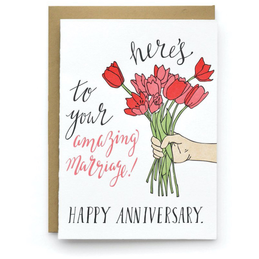 Amazing Marriage Anniversary Card by Wild Ink Press – Outer Layer