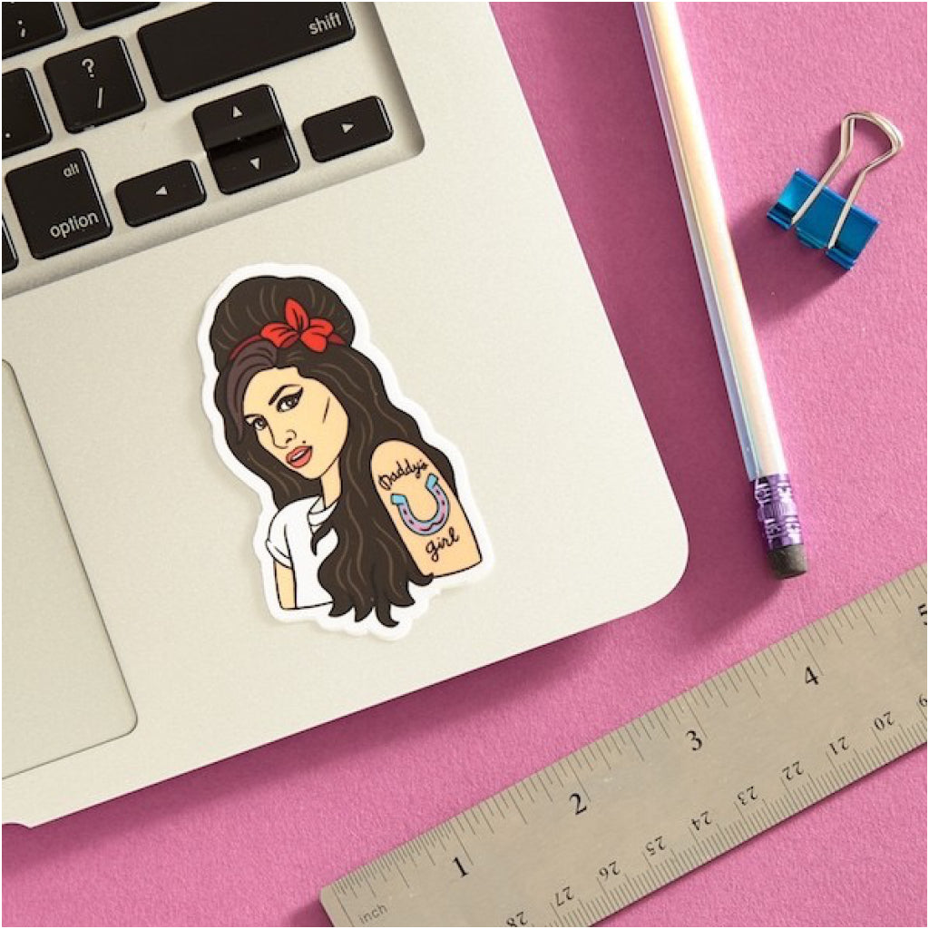 Amy Winehouse Sticker Lifestyle