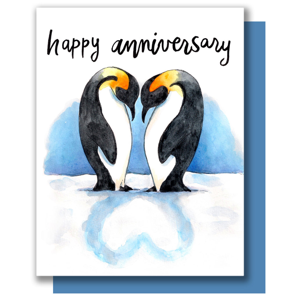 Anniversary Penguins Card
