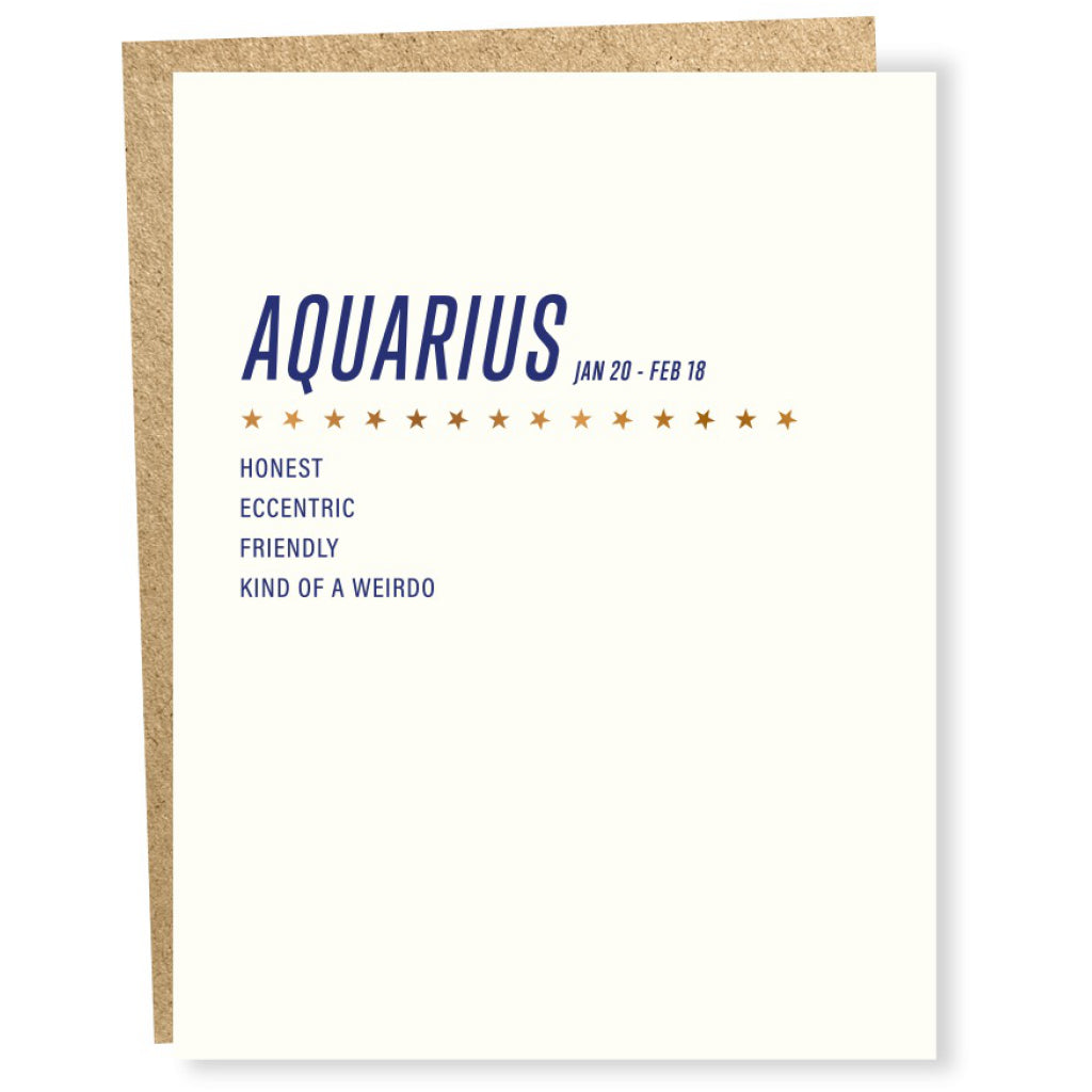 Aquarius Card
