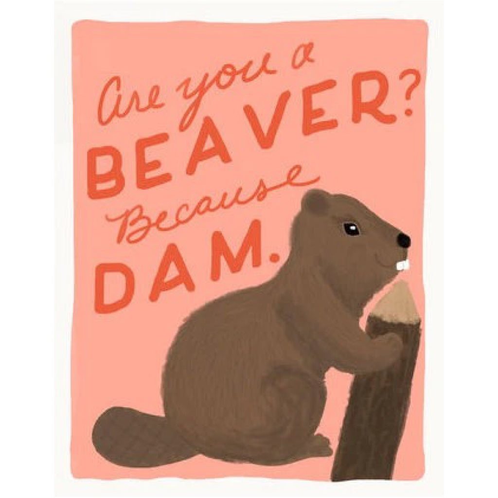 Are You A Beaver Card
