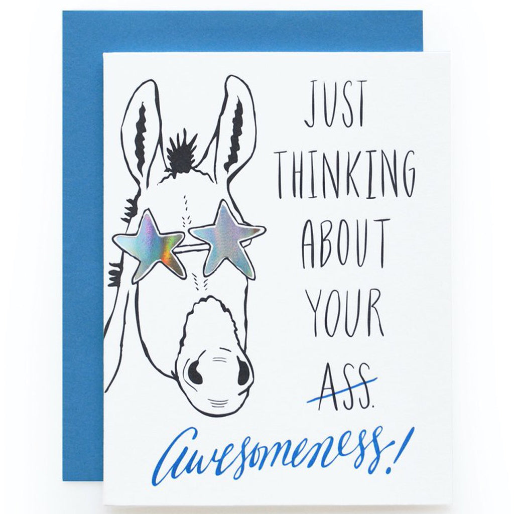 Ass / Awesomeness Greeting Card