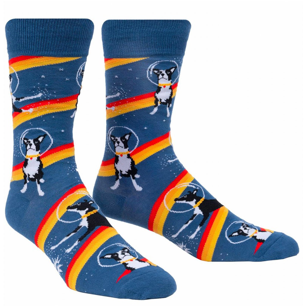 Astro Puppy Men's Crew Socks