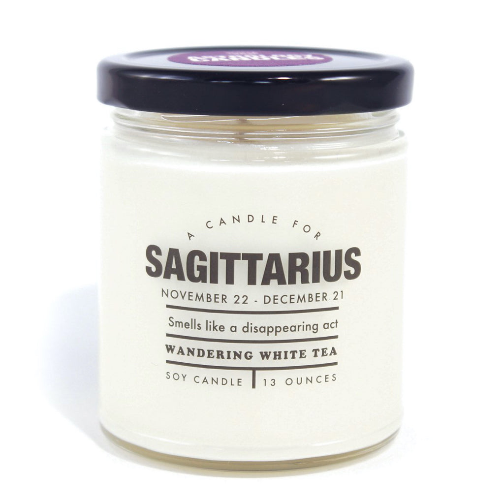 Astrology Candle - Sagittarius Front
