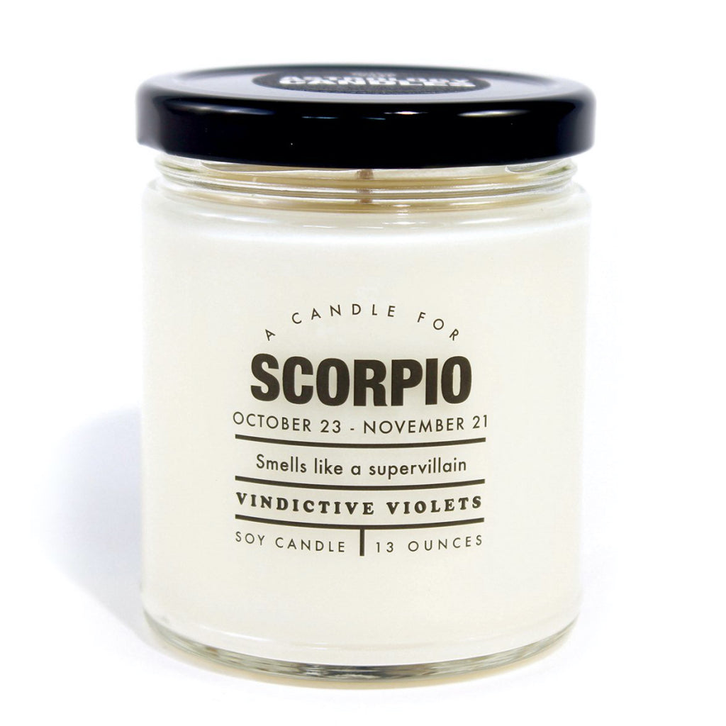 Astrology Candle - Scorpio Front