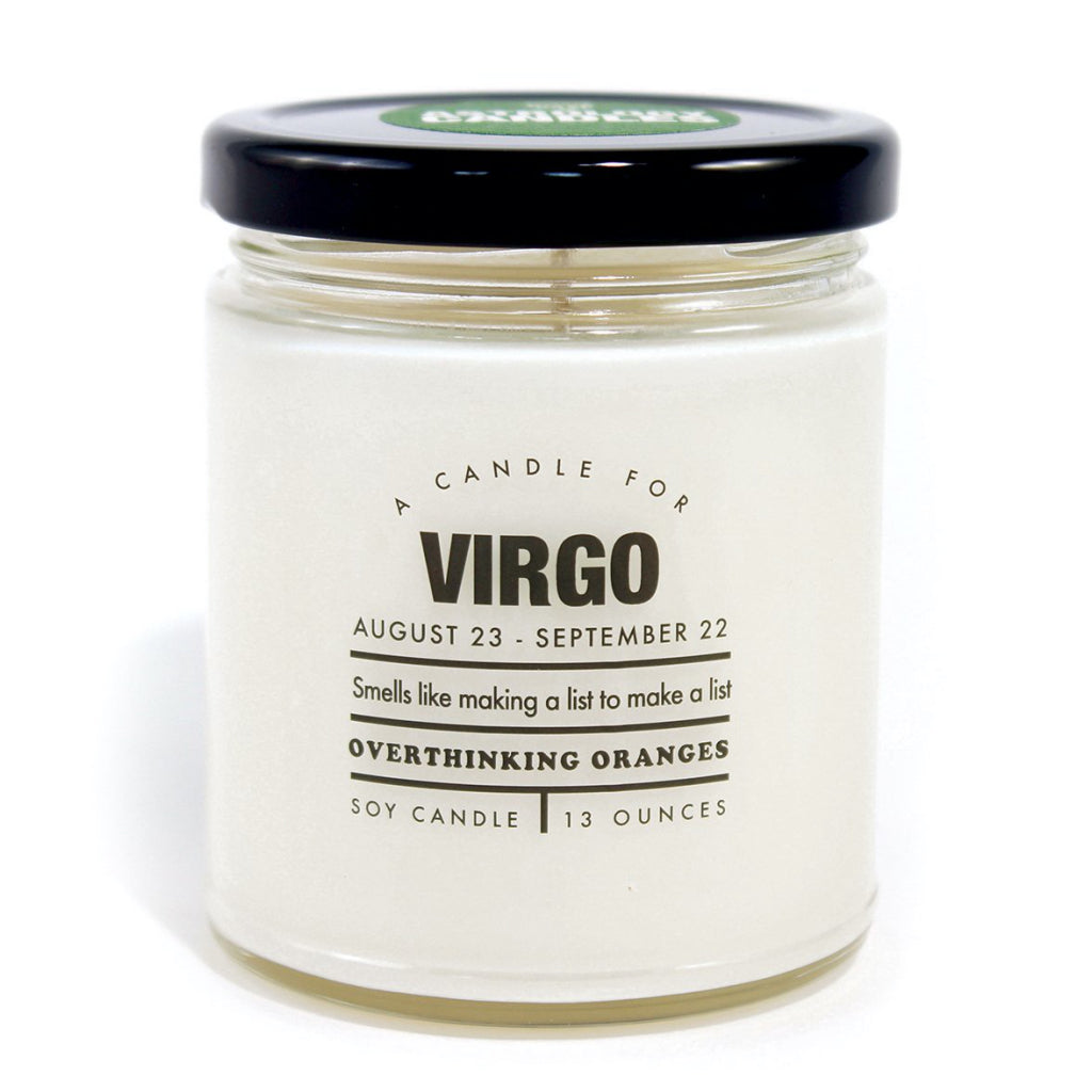 Astrology Candle - Virgo Front