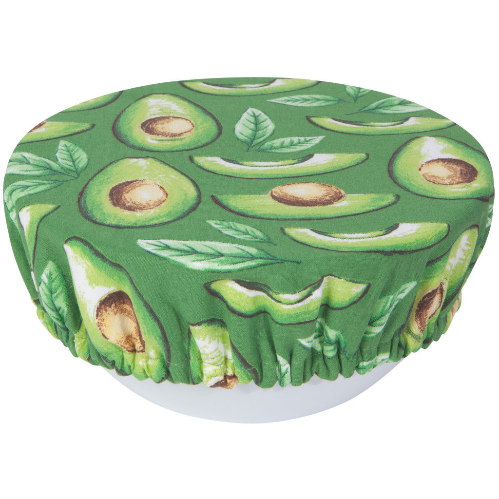 Avocados Bowl Covers Set of 2 Detail