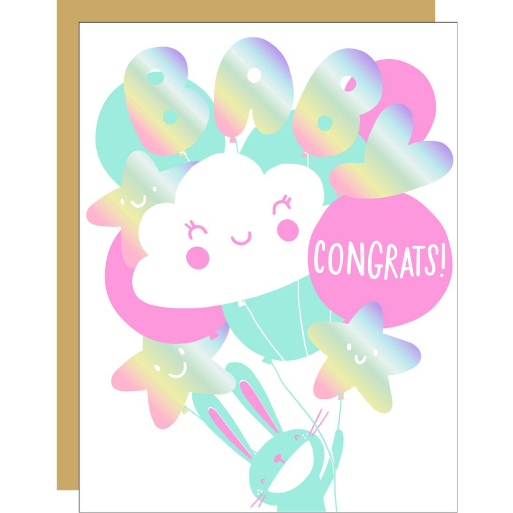 Baby Balloons Card