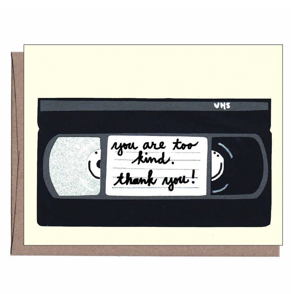 Be Kind Rewind VHS Card