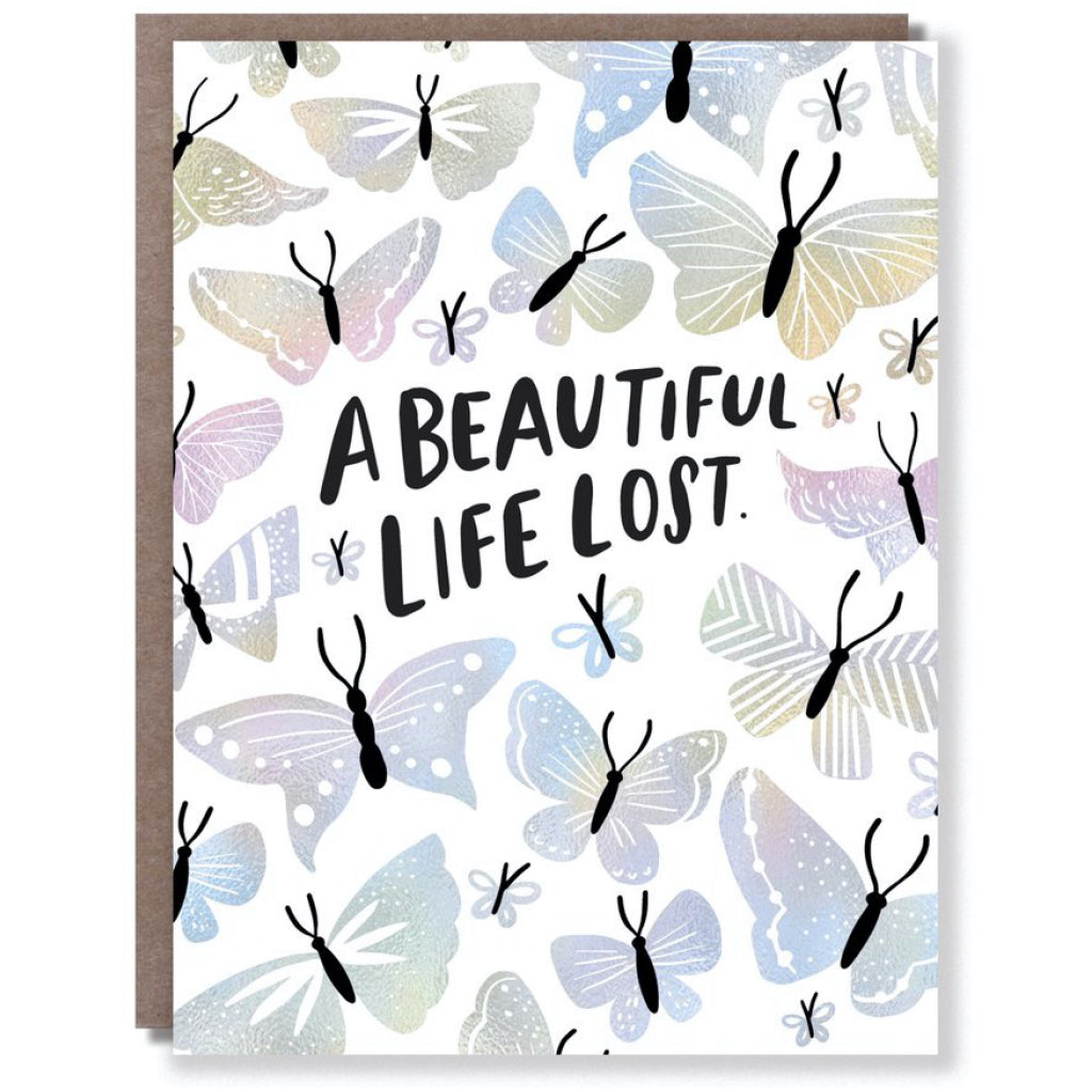 Beautiful Life Lost Card