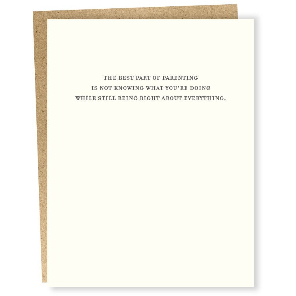 Being Right About Everything Card