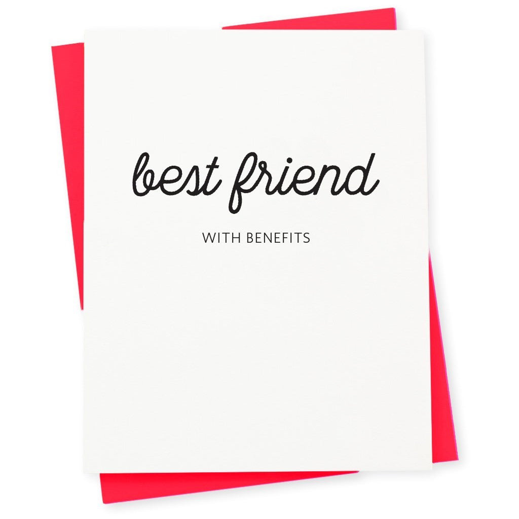 Best Friend With Benefits Card