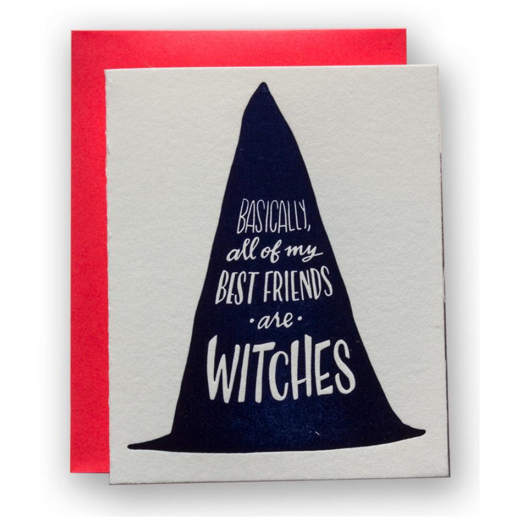 Best Friends Are Witches Card
