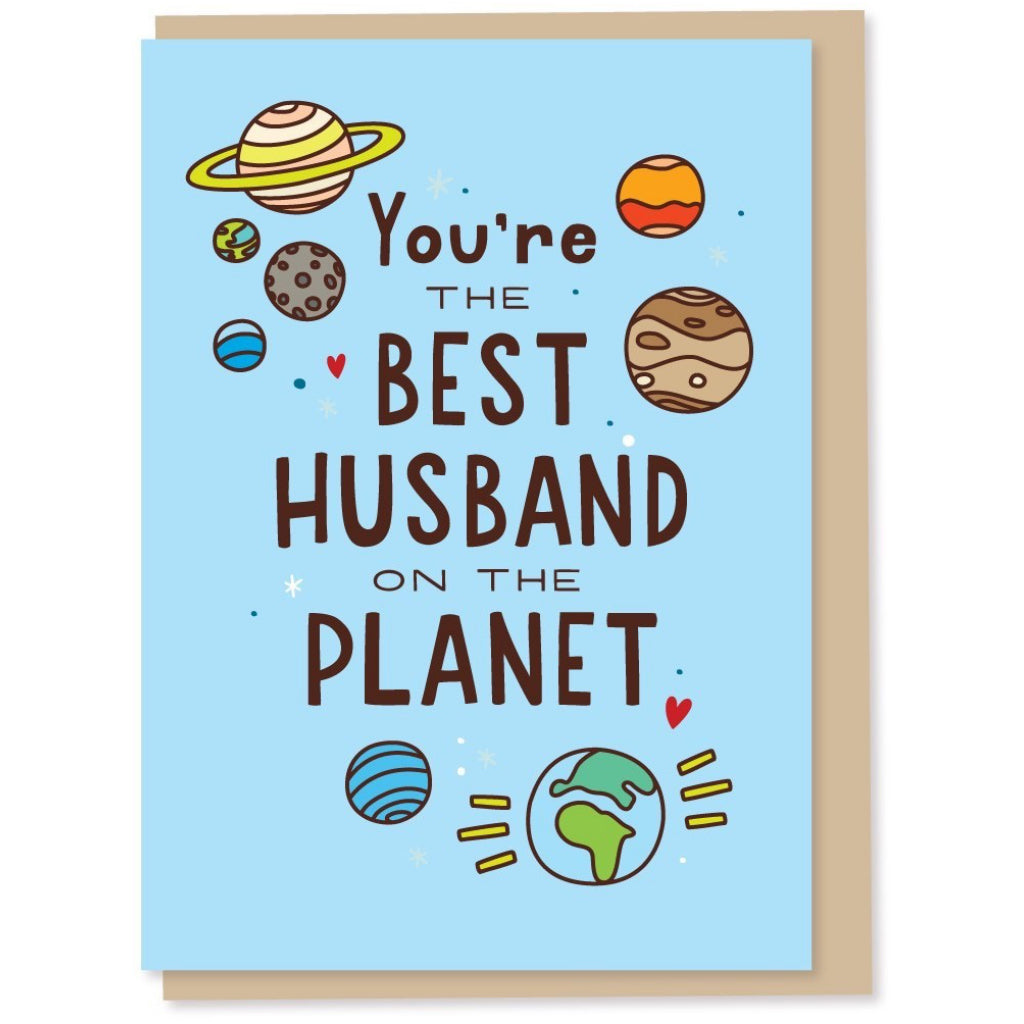 Best Husband On The Planet Card