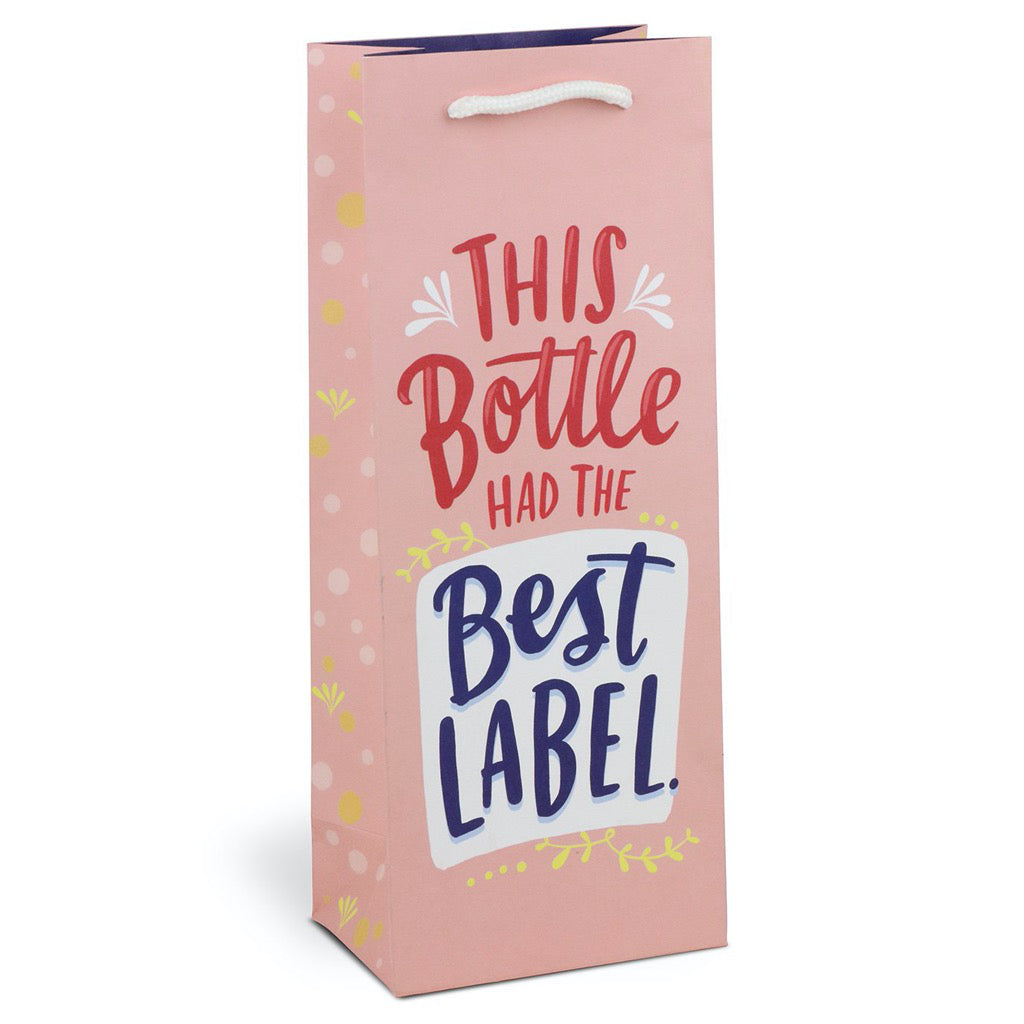 Best Label Wine Gift Bag