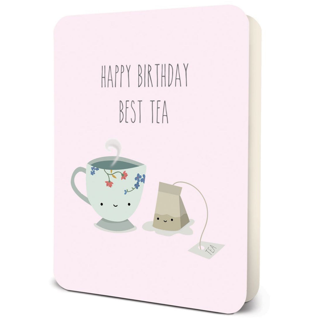 Best Tea Birthday Card by Studio Oh – Outer Layer