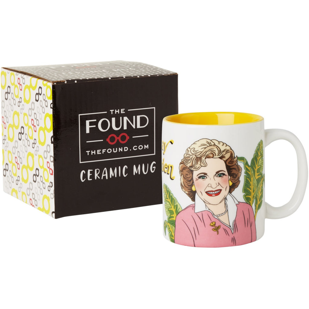 Betty White Stay Golden Mug Packaging