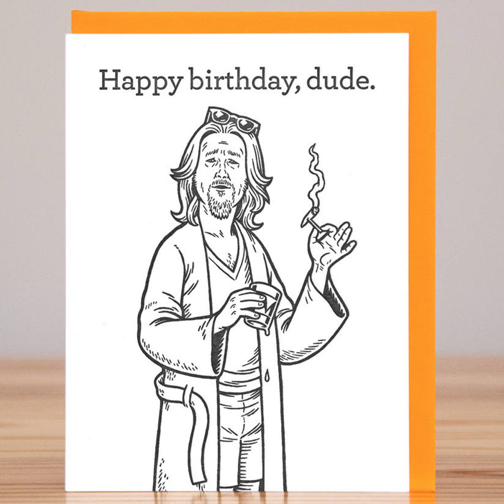 Big Lebowski: Happy Birthday, Dude Card