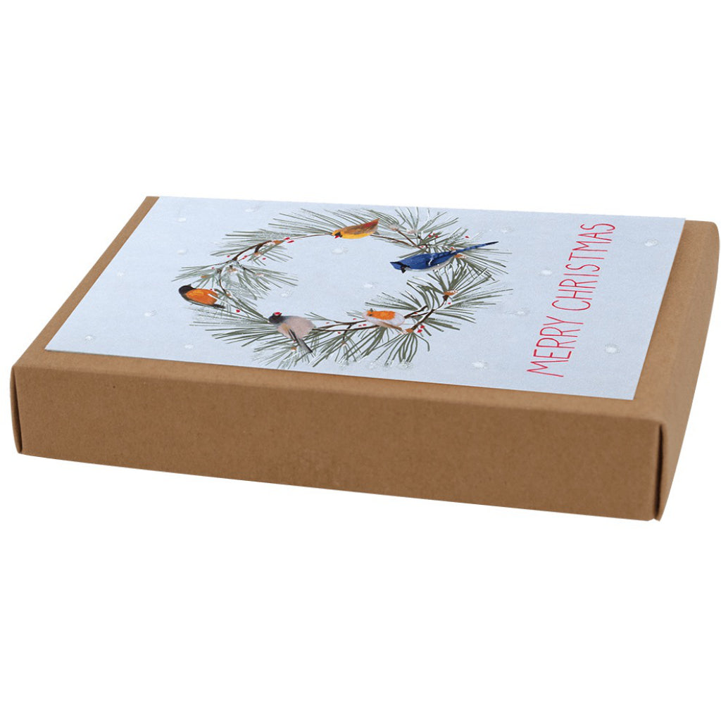 Birds All Around Boxed Christmas Cards Package