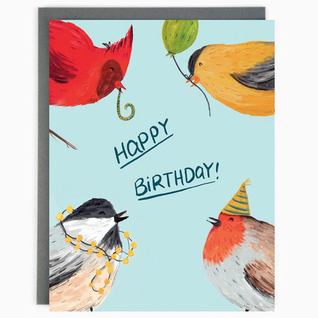 Birds Birthday Card