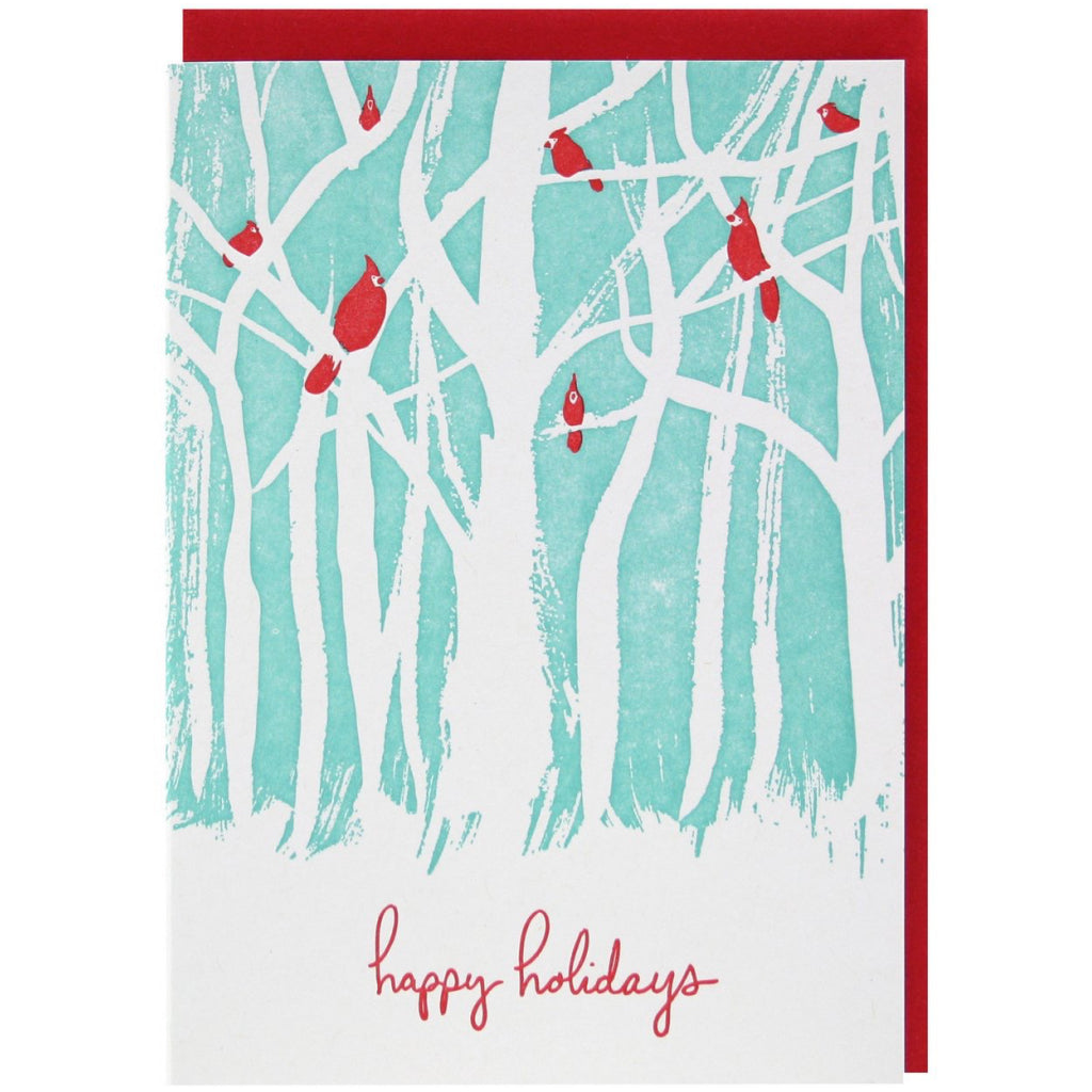 Birds In The Woods Card