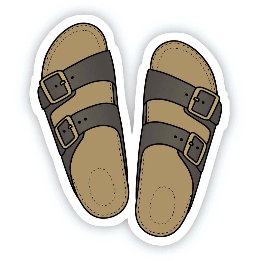 Birks Sticker Birkenstock Sandals Sticker by Big Moods – Outer Layer