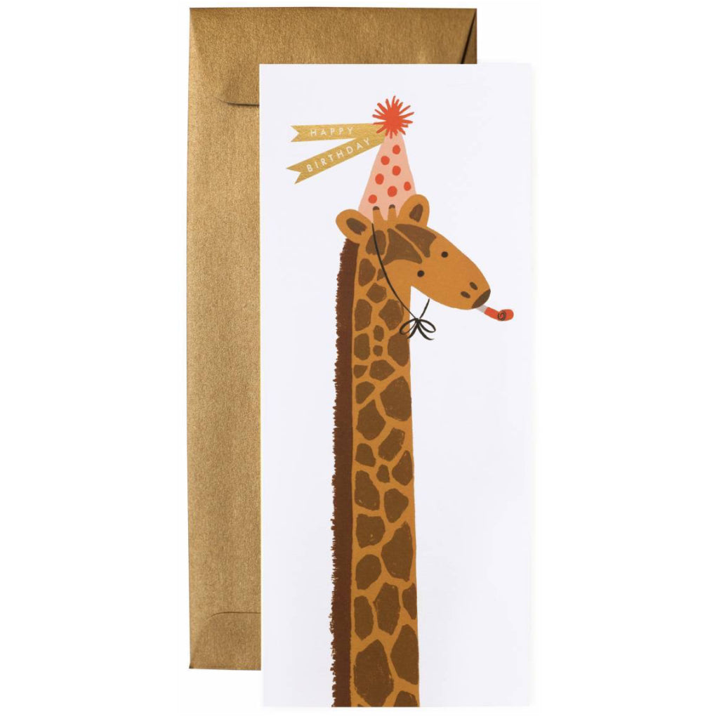 Birthday Giraffe No.10 Card