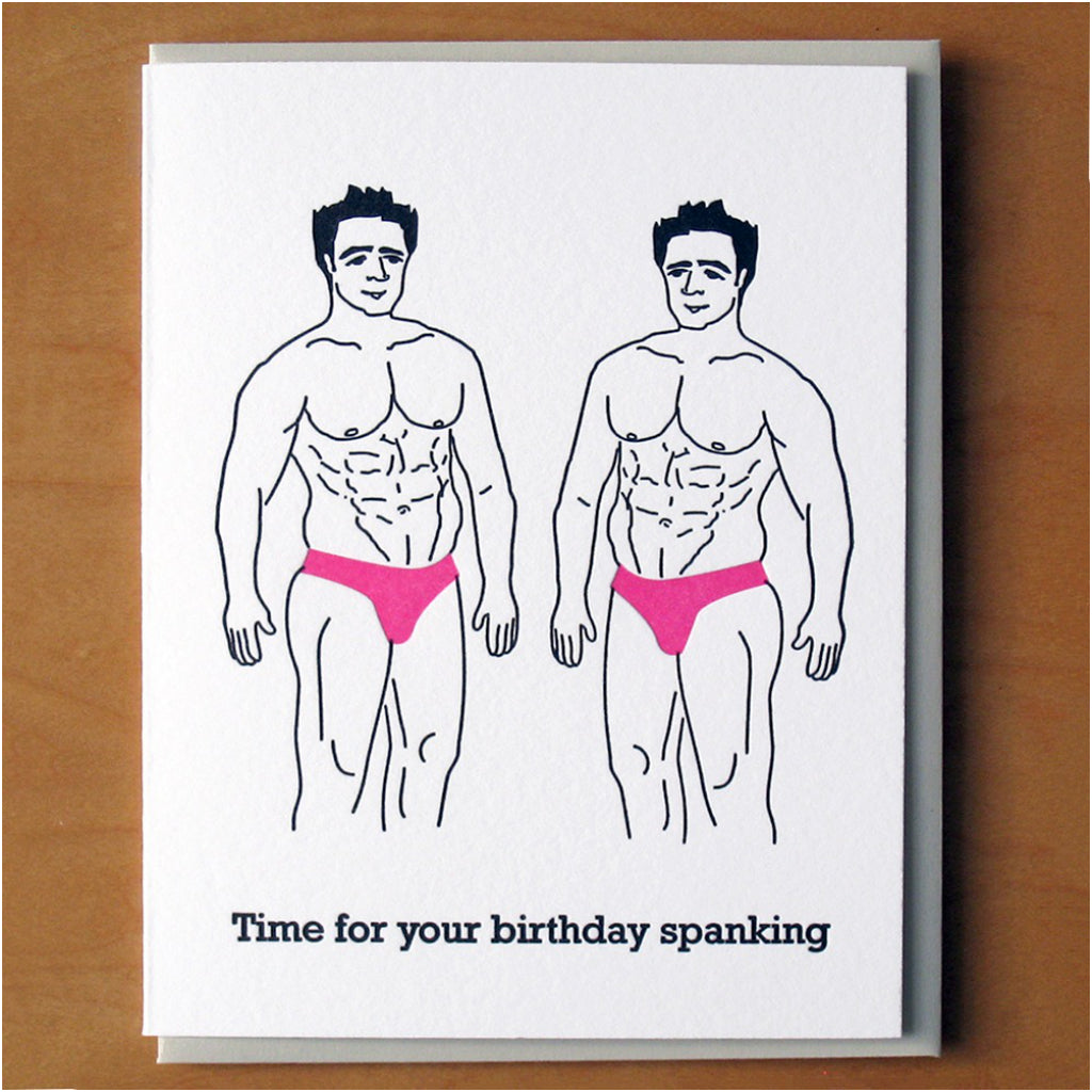 Birthday Spanking Card