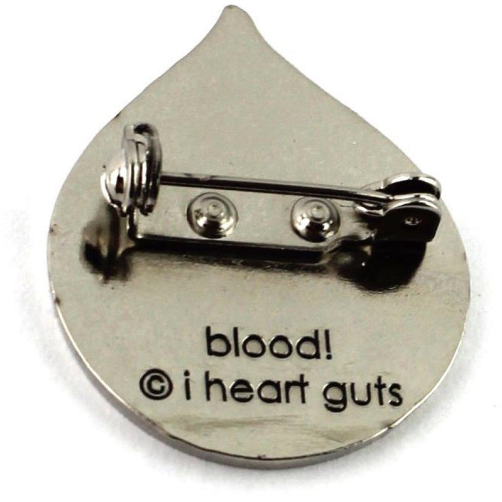 Blood Lapel Pin Reverse