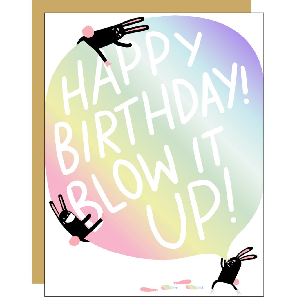 Blow It Up Birthday Card