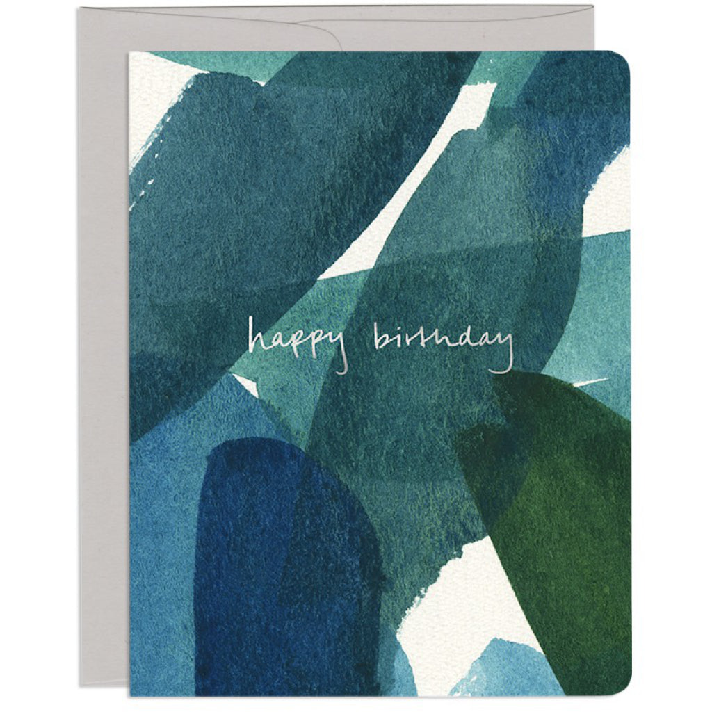 Blue In Green Birthday Card