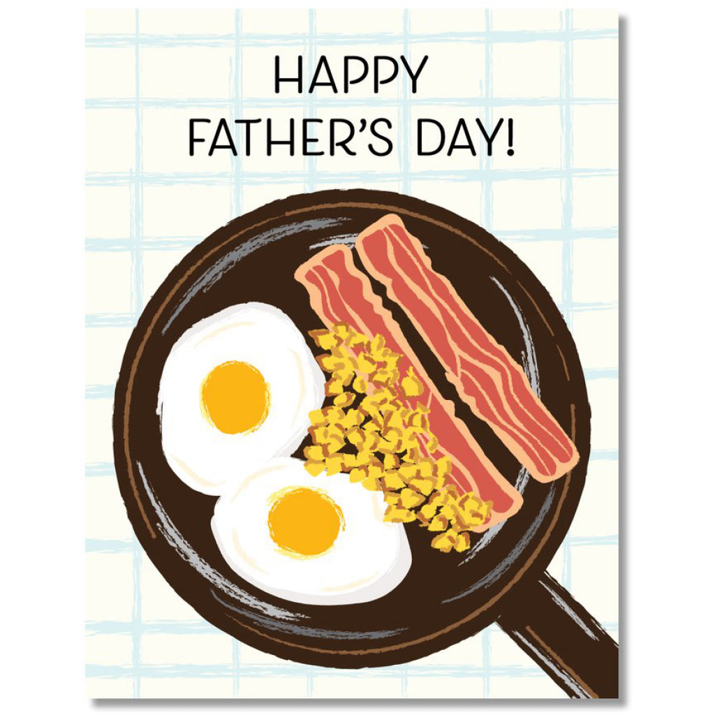 Breakfast Skillet Father's Day Card