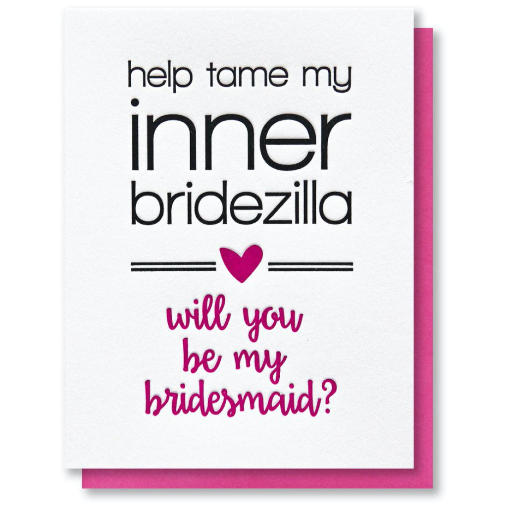 Bridesmaid Inner Bridezilla Card