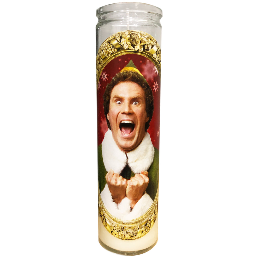 Buddy The Elf Will Ferrell Celebrity Prayer Candle
