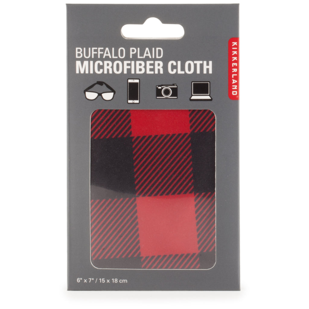 Red of Buffalo Plaid Microfiber Cloth.