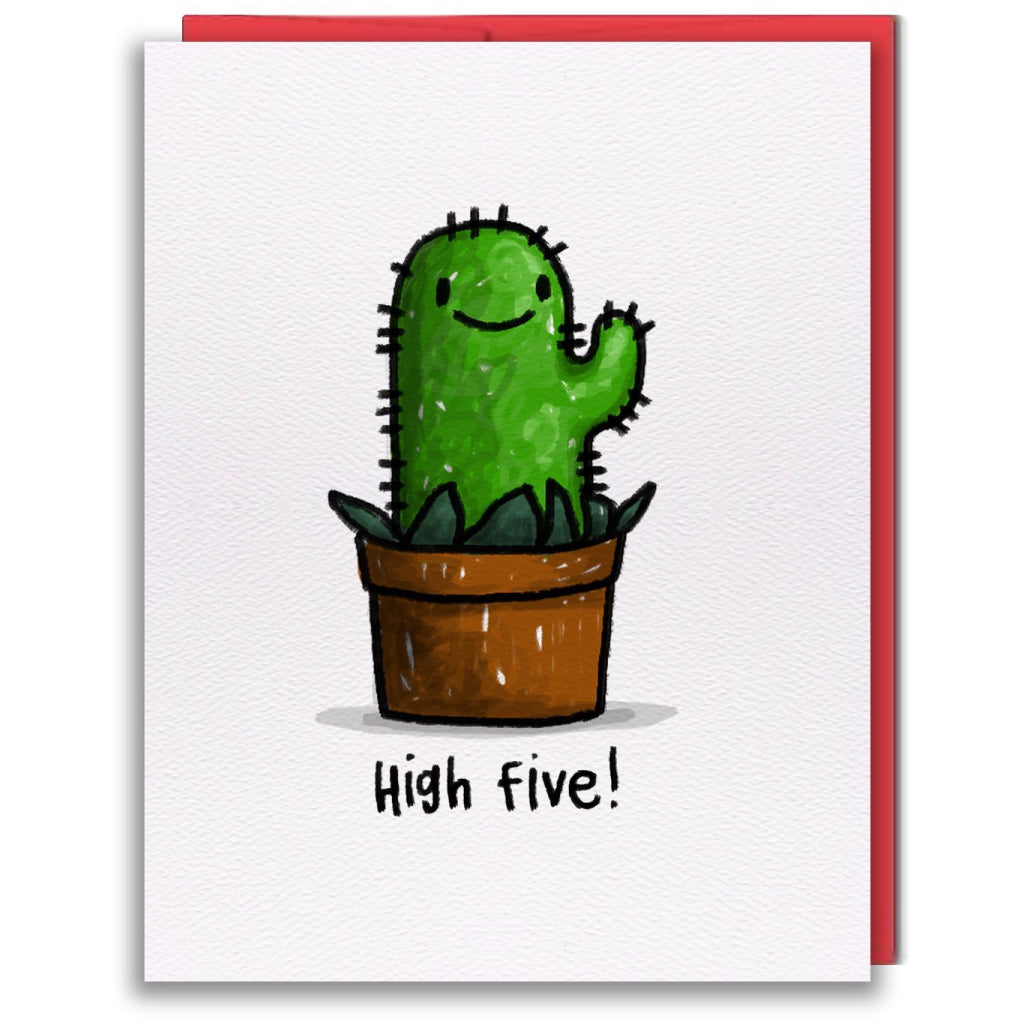 Cactus Buddy Card