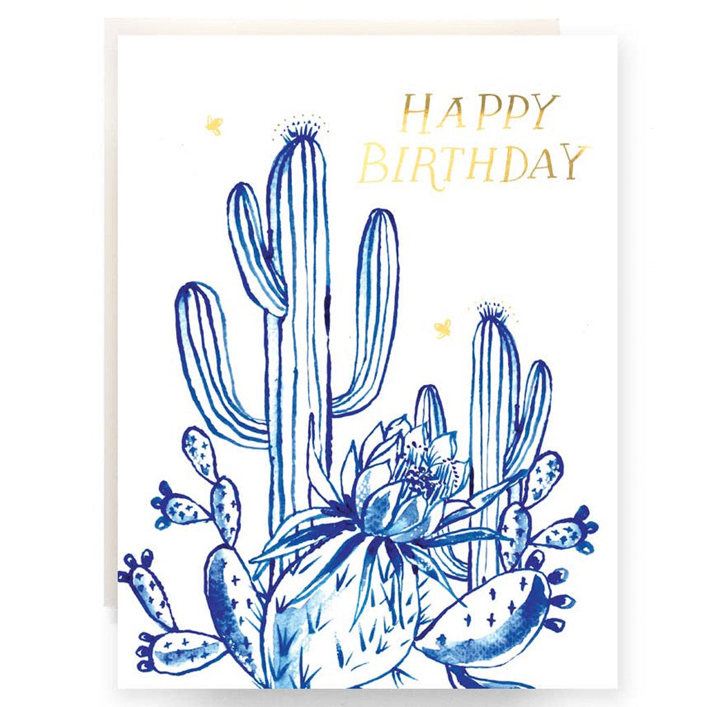 Cactus Garden Birthday Card