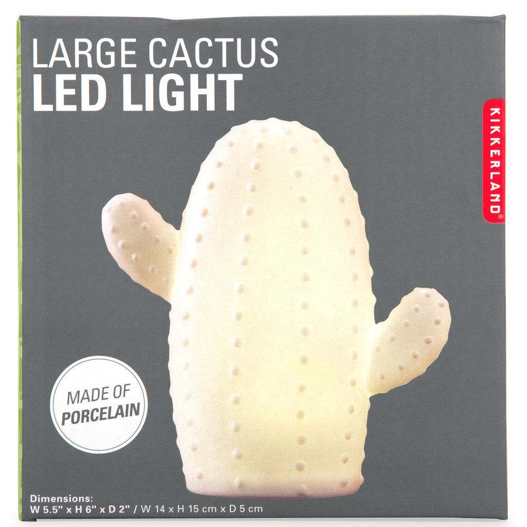 Packaging of Cactus LED Light Large.