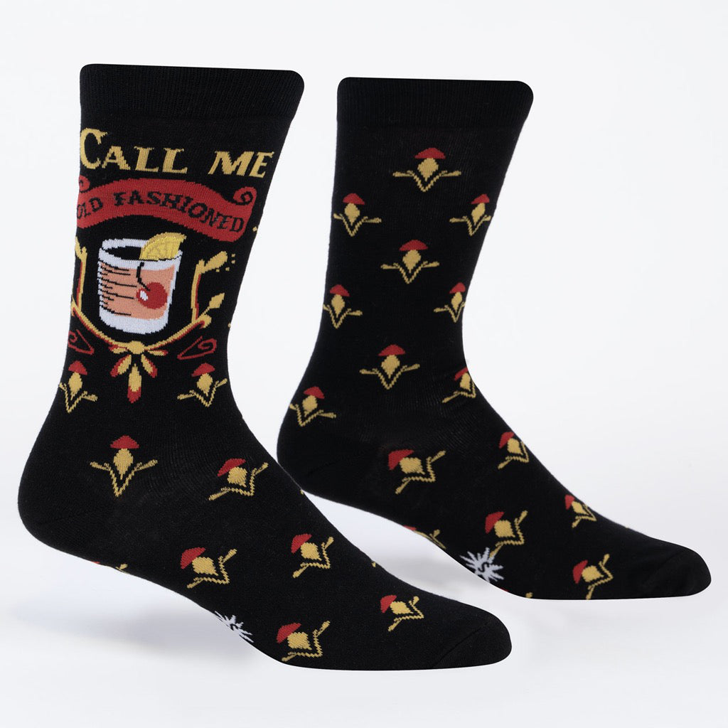 Call Me Old Fashioned Men's Crew Socks