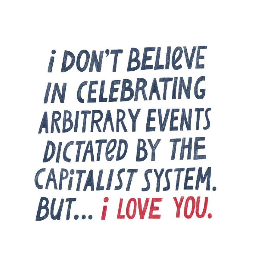 Capitalist System Love Card
