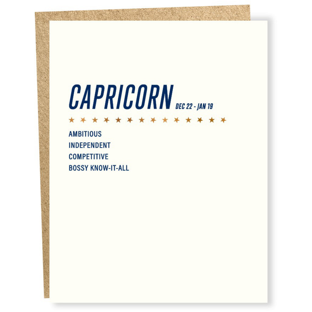 Capricorn Card