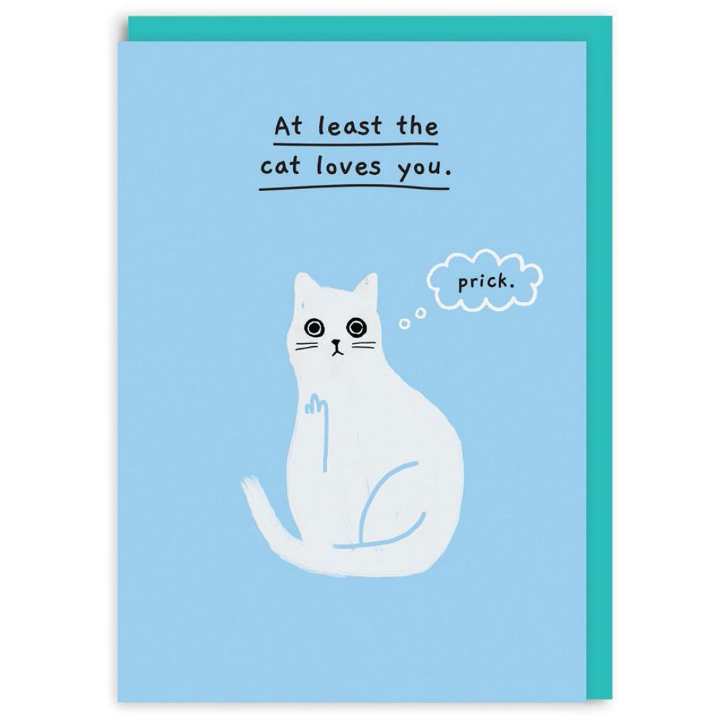 Cat Loves You Birthday Card