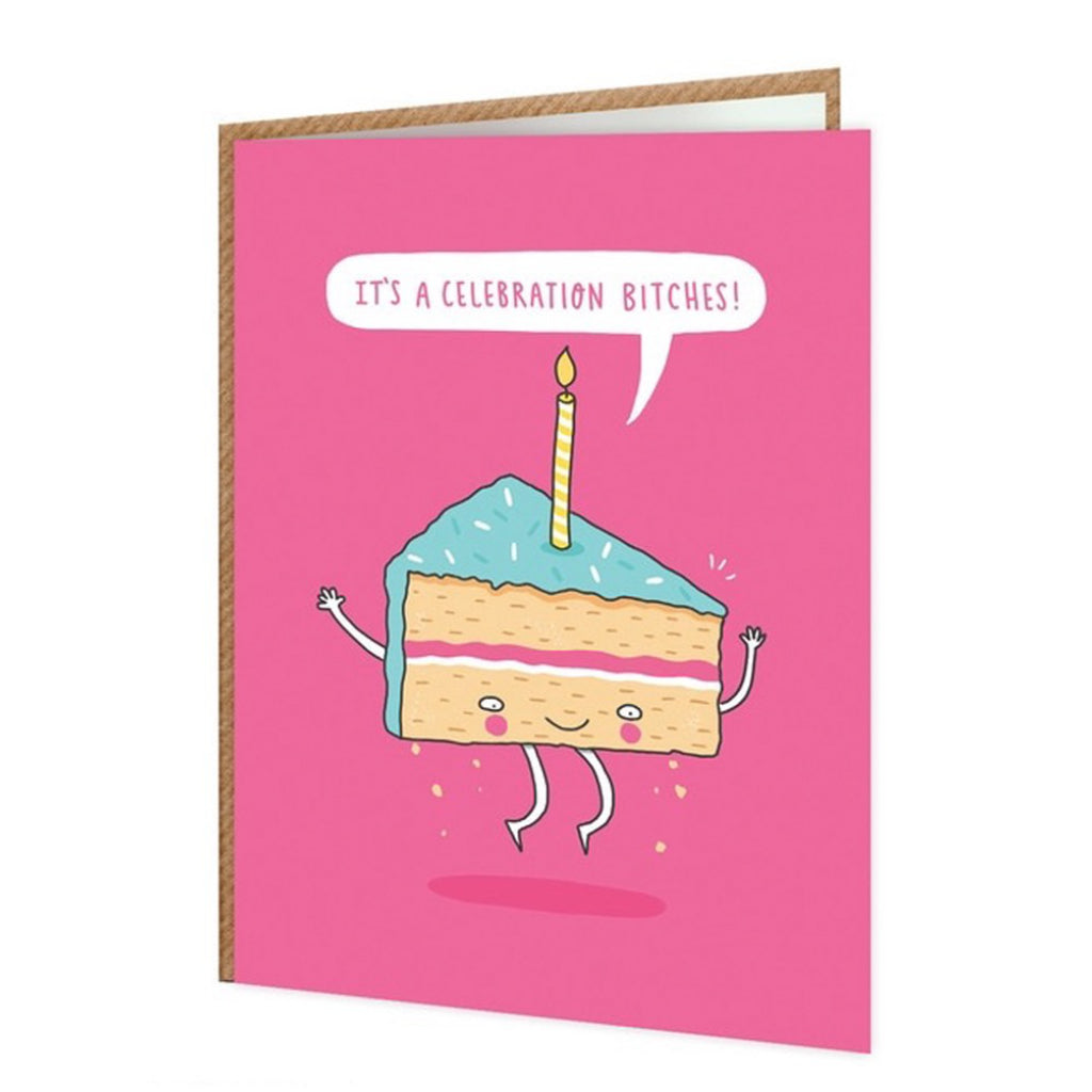 Celebration Bitches Cake Card