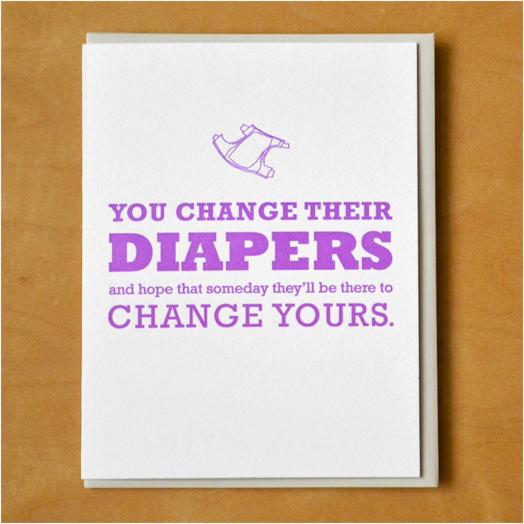 Change Your Diaper Card