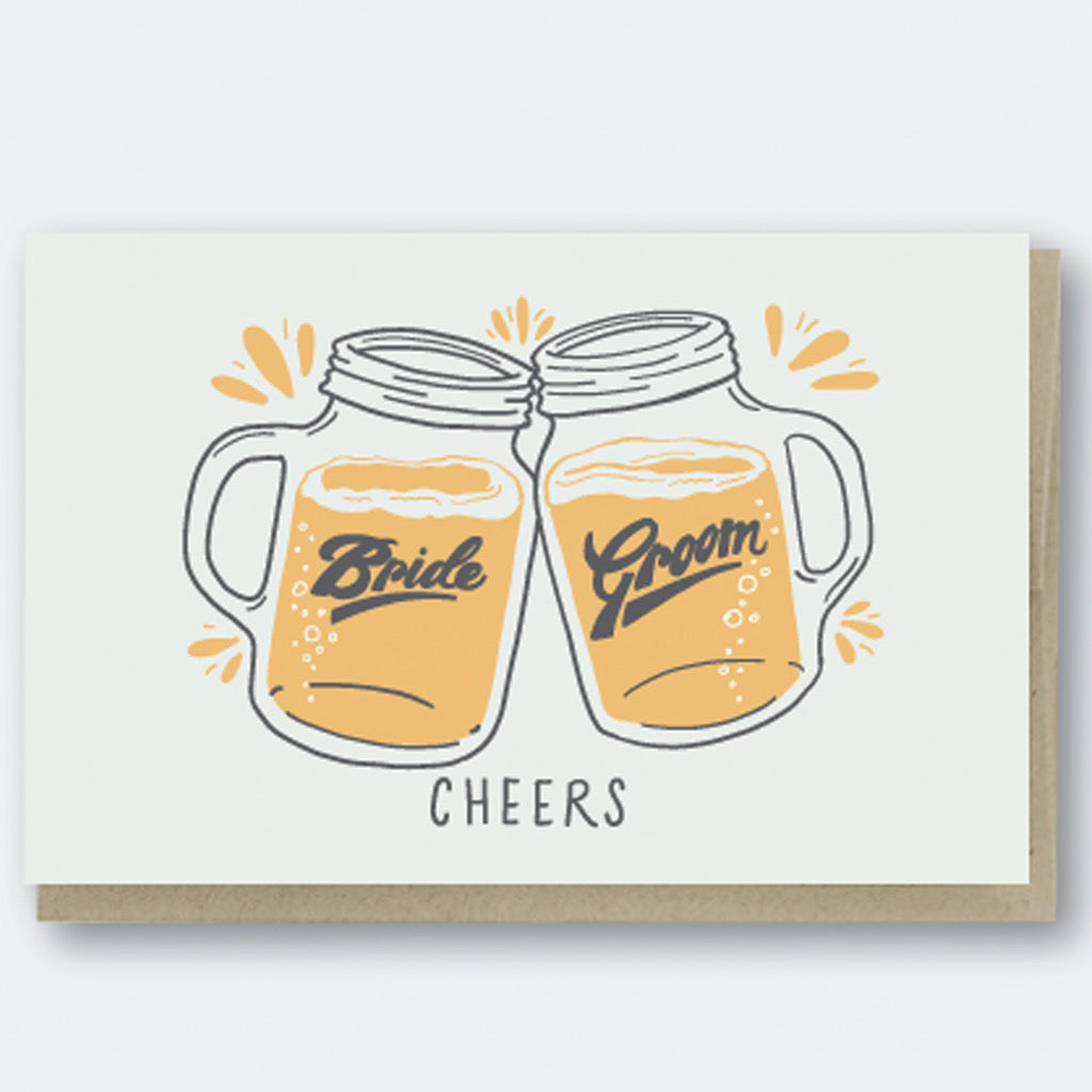 Cheers Beers Wedding Card